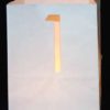 candlebag met cijfer 1