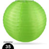 Groene Nylon lampion 35cm weerbestendige lampionnen voor buiten