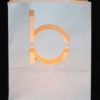 candle bag met letter b