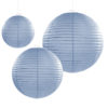 lampion papier in de kleur misty blue verkrijgbaar in 20 35 en 45cm