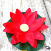rode lotusbloem waterlelie