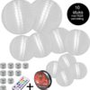 Nylon lampionnen pakket XS met rgb verlichting op afstandsbediening