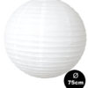 witte lampion van 75cm een echte enorme witte lampion van topkwaliteit